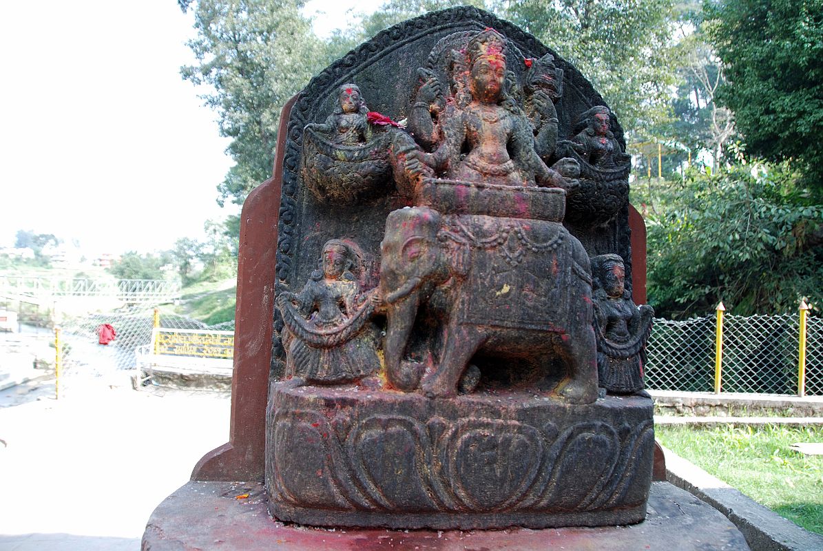 25 Kathmandu Gokarna Mahadev Temple Indra King Of The Gods Riding On An Elephant 